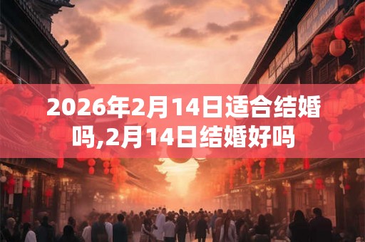 2026年2月14日适合结婚吗,2月14日结婚好吗