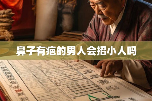 鼻子有疤的男人会招小人吗 鼻子有疤的男人会招小人吗