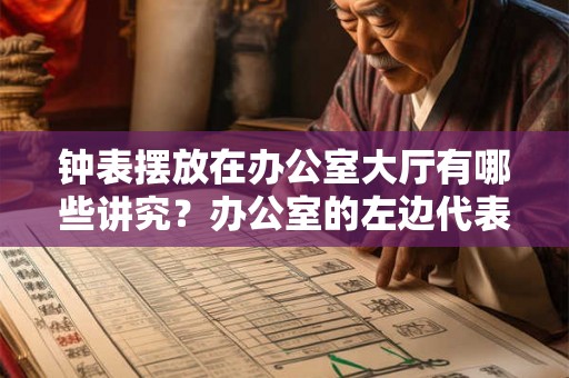 钟表摆放在办公室大厅有哪些讲究？办公室的左边代表什么？