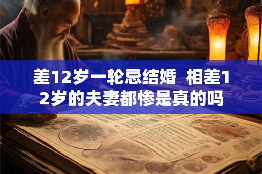 差12岁一轮忌结婚  相差12岁的夫妻都惨是真的吗