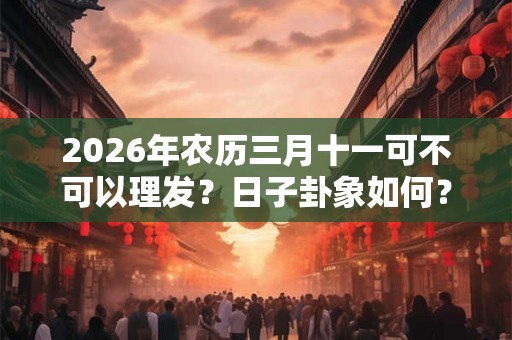 2026年农历三月十一可不可以理发?日子卦象如何? 2026年农历三月十一可不可以理发?日子卦象如何?
