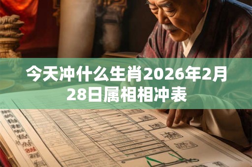 今天冲什么生肖2026年2月28日属相相冲表 今天冲什么生肖2026年2月28日属相相冲表
