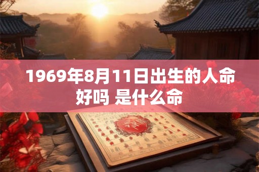 1969年8月11日出生的人命好吗 是什么命 1969年8月11日出生的人命好吗 是什么命