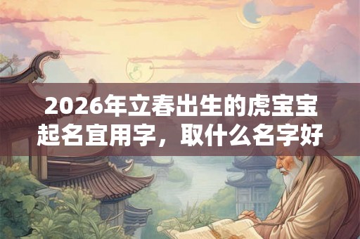 2026年立春出生的虎宝宝起名宜用字,取什么名字好? 2026年立春出生的虎宝宝起名宜用字,取什么名字好?