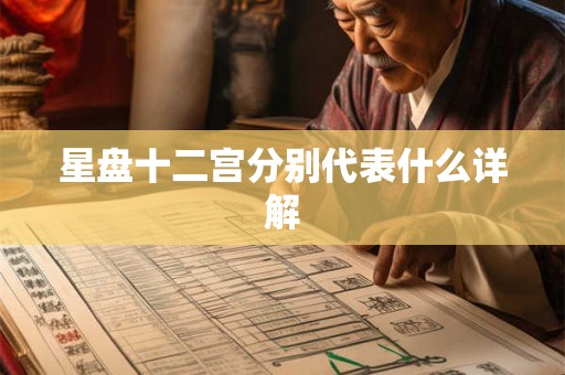 星盘十二宫分别代表什么详解 星盘十二宫分别代表什么详解