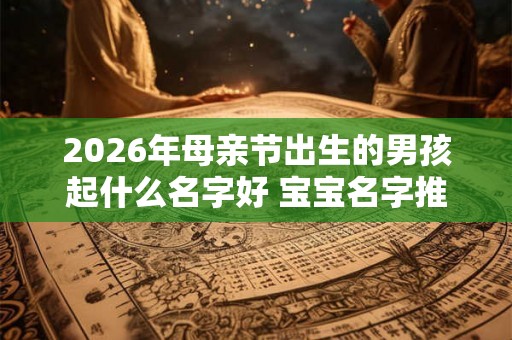 2026年母亲节出生的男孩起什么名字好 宝宝名字推荐 2026年母亲节出生的男孩起什么名字好 宝宝名字推荐