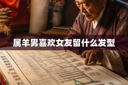属羊男喜欢女友留什么发型 属羊男喜欢女友留什么发型