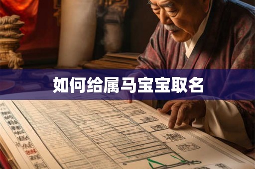 如何给属马宝宝取名 如何给属马宝宝取名