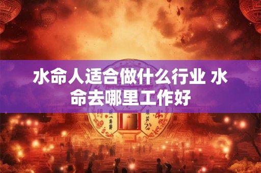 水命人适合做什么行业 水命去哪里工作好