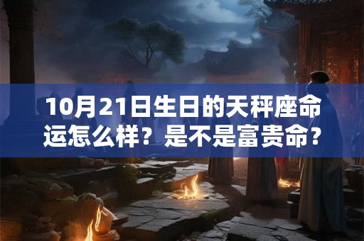 10月21日生日的天秤座命运怎么样？是不是富贵命？
