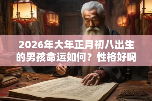 2026年大年正月初八出生的男孩命运如何？性格好吗？
