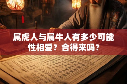 属虎人与属牛人有多少可能性相爱？合得来吗？
