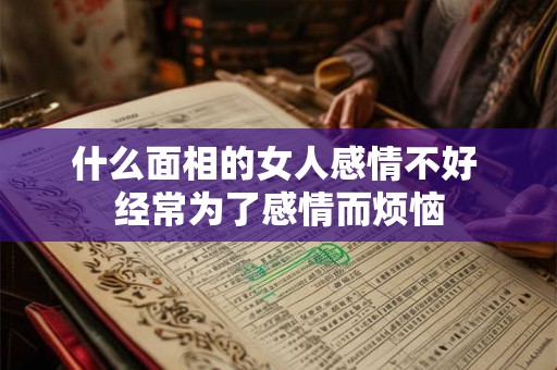 什么面相的女人感情不好 经常为了感情而烦恼