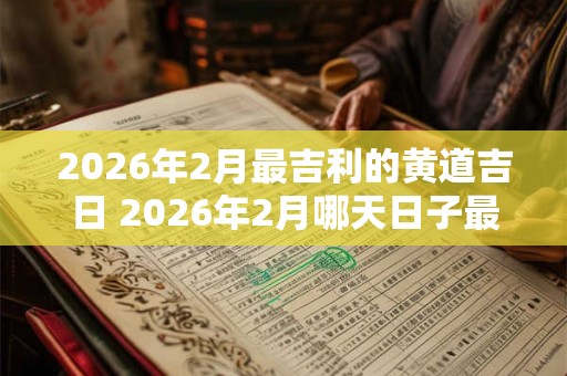 2026年2月最吉利的黄道吉日 2026年2月哪天日子最好