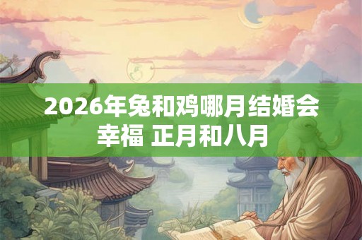 2026年兔和鸡哪月结婚会幸福 正月和八月 2026年兔和鸡哪月结婚会幸福 正月和八月