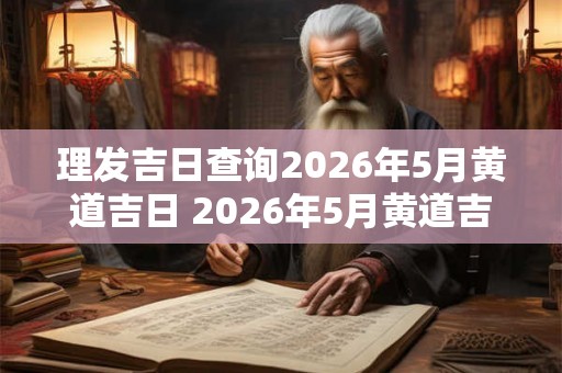 理发吉日查询2026年5月黄道吉日 2026年5月黄道吉日理发查询