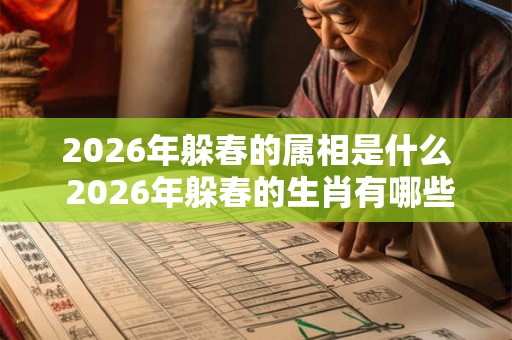 2026年躲春的属相是什么 2026年躲春的生肖有哪些