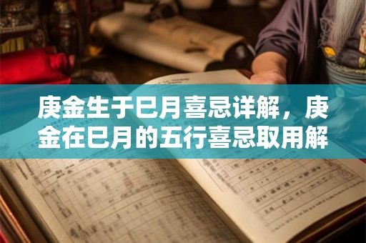 庚金生于巳月喜忌详解，庚金在巳月的五行喜忌取用解析