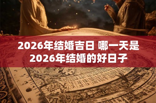 2026年结婚吉日 哪一天是2026年结婚的好日子