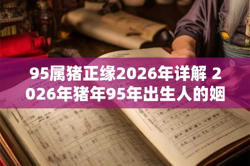 95属猪正缘2026年详解 2026年猪年95年出生人的姻缘怎样