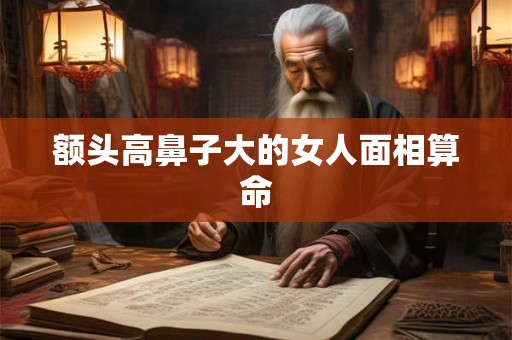 额头高鼻子大的女人面相算命