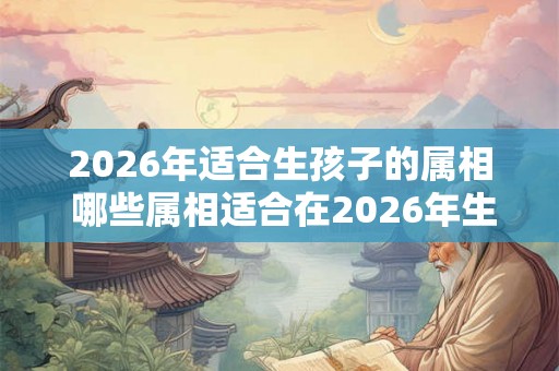 2026年适合生孩子的属相 哪些属相适合在2026年生孩子
