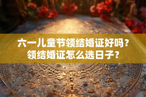 六一儿童节领结婚证好吗？领结婚证怎么选日子？
