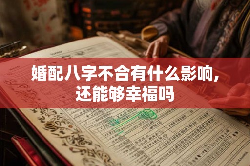 婚配八字不合有什么影响,还能够幸福吗