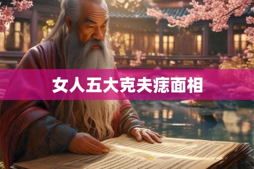 女人五大克夫痣面相