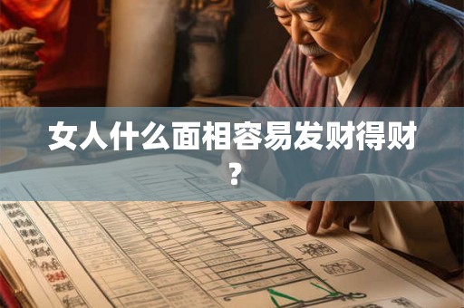 女人什么面相容易发财得财? 女人什么面相容易发财得财?