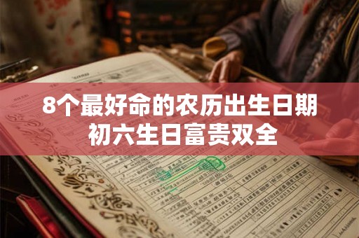 8个最好命的农历出生日期 初六生日富贵双全 8个最好命的农历出生日期 初六生日富贵双全