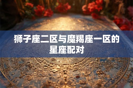 狮子座二区与魔羯座一区的星座配对