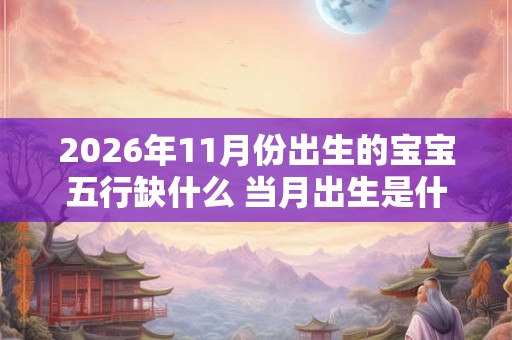 2026年11月份出生的宝宝五行缺什么 当月出生是什么命