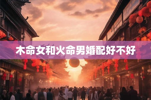 木命女和火命男婚配好不好