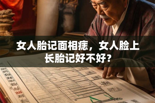 女人胎记面相痣，女人脸上长胎记好不好？