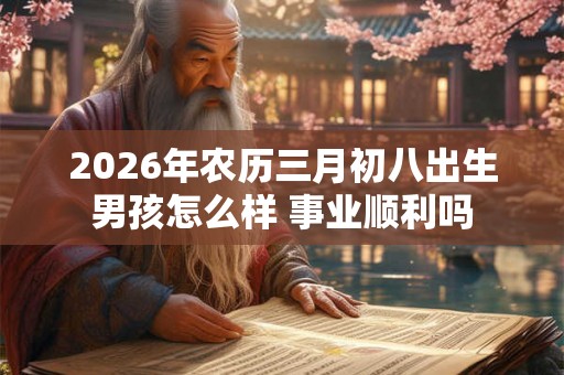2026年农历三月初八出生男孩怎么样 事业顺利吗