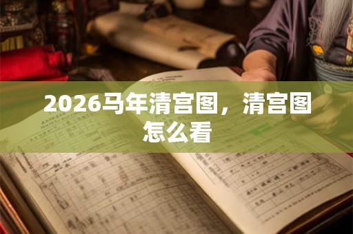 2026马年清宫图，清宫图怎么看