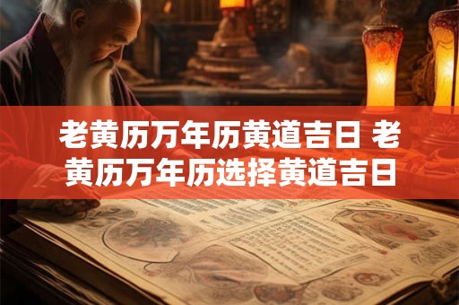 老黄历万年历黄道吉日 老黄历万年历选择黄道吉日