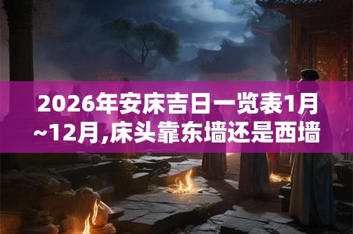 2026年安床吉日一览表1月~12月,床头靠东墙还是西墙好