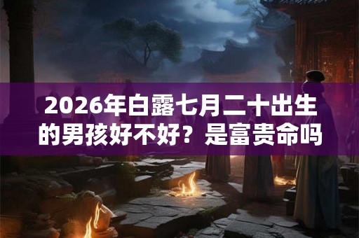 2026年白露七月二十出生的男孩好不好？是富贵命吗？