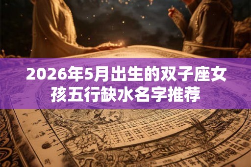 2026年5月出生的双子座女孩五行缺水名字推荐