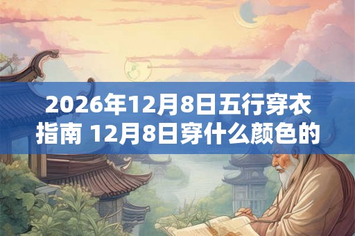 2026年12月8日五行穿衣指南 12月8日穿什么颜色的衣服