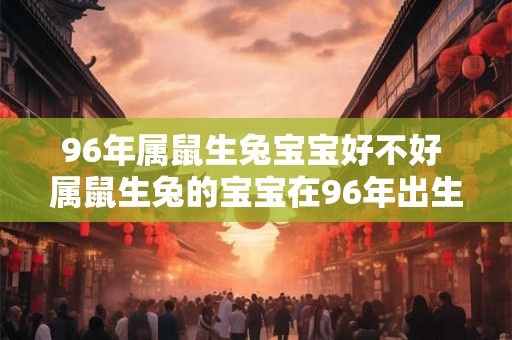 96年属鼠生兔宝宝好不好 属鼠生兔的宝宝在96年出生好吗