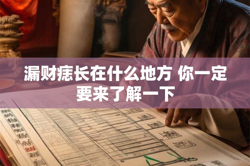 漏财痣长在什么地方 你一定要来了解一下 漏财痣长在什么地方 你一定要来了解一下
