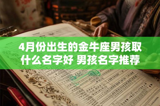4月份出生的金牛座男孩取什么名字好 男孩名字推荐