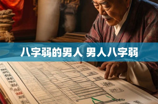 八字弱的男人 男人八字弱