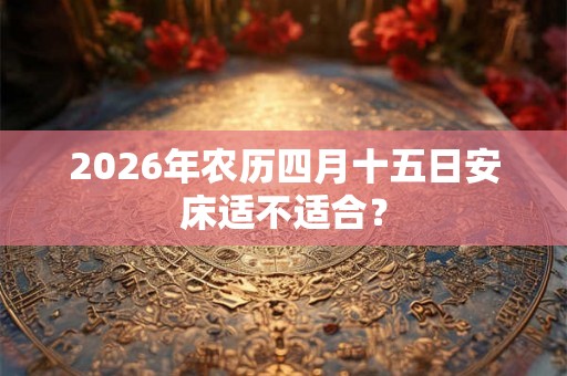 2026年农历四月十五日安床适不适合? 2026年农历四月十五日安床适不适合?