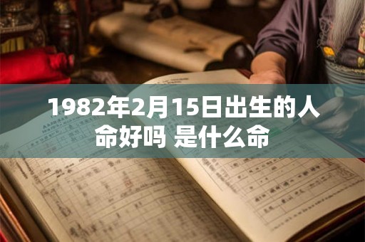 1982年2月15日出生的人命好吗 是什么命