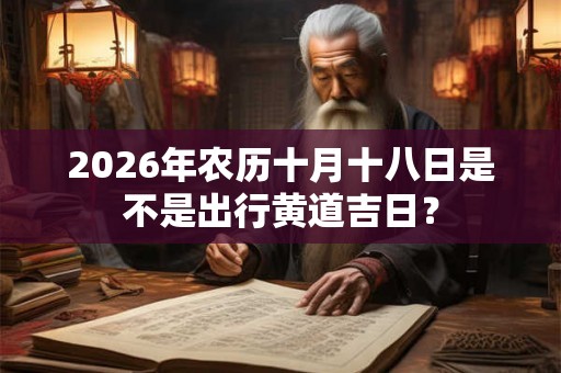 2026年农历十月十八日是不是出行黄道吉日? 2026年农历十月十八日是不是出行黄道吉日?