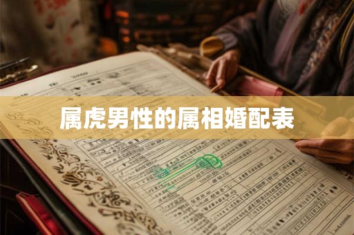 属虎男性的属相婚配表
